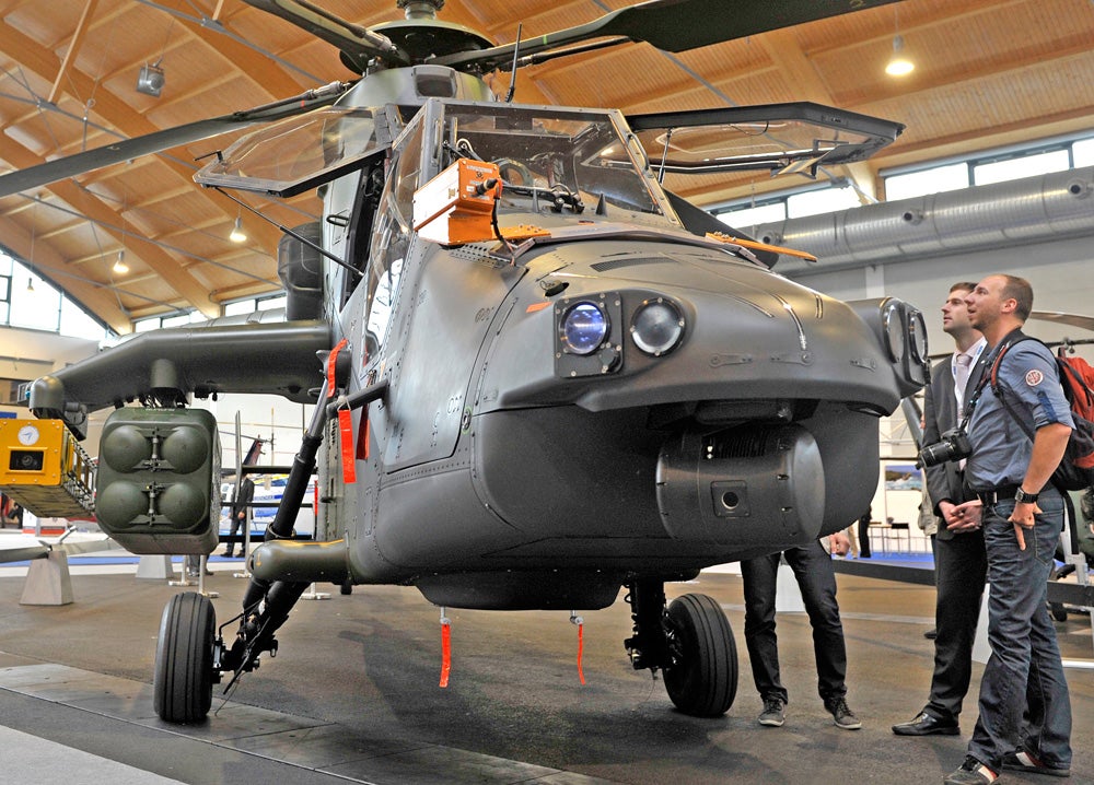 Tiger helicopter support, testing support of WTD 61