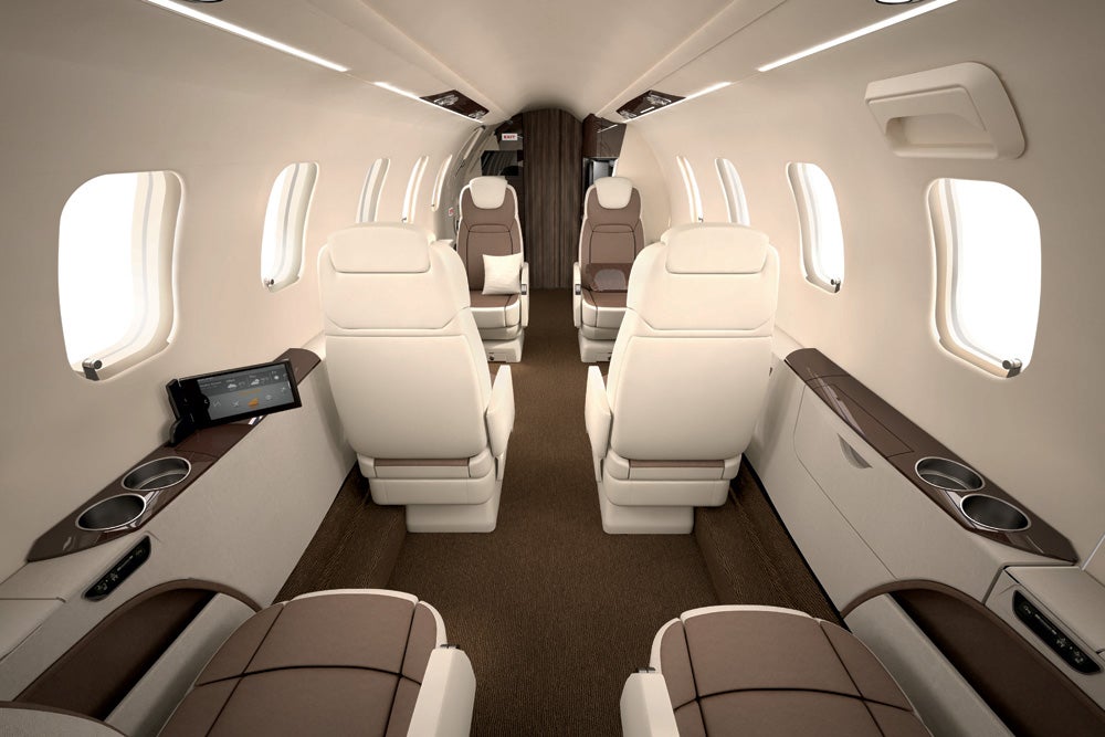 Learjet 70 Interior