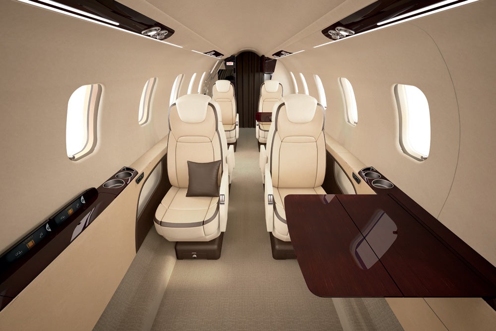 Learjet 75 Interior