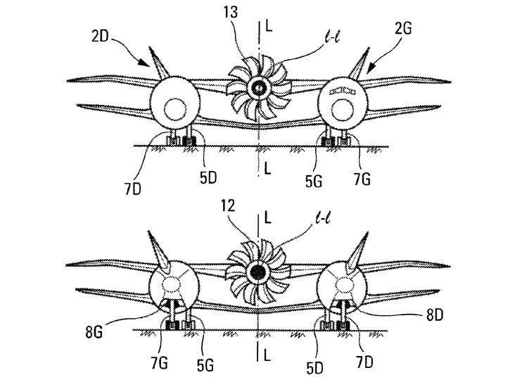 Airbus Twin Fuselage Airplane