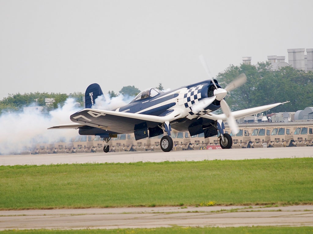 Bob Odegaard and his Super Corsair
