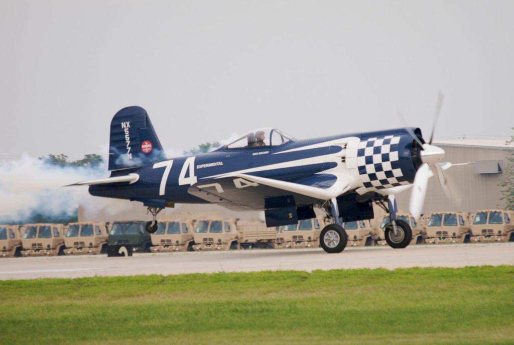 Bob Odegaard and his Super Corsair