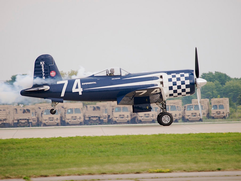 Bob Odegaard and his Super Corsair