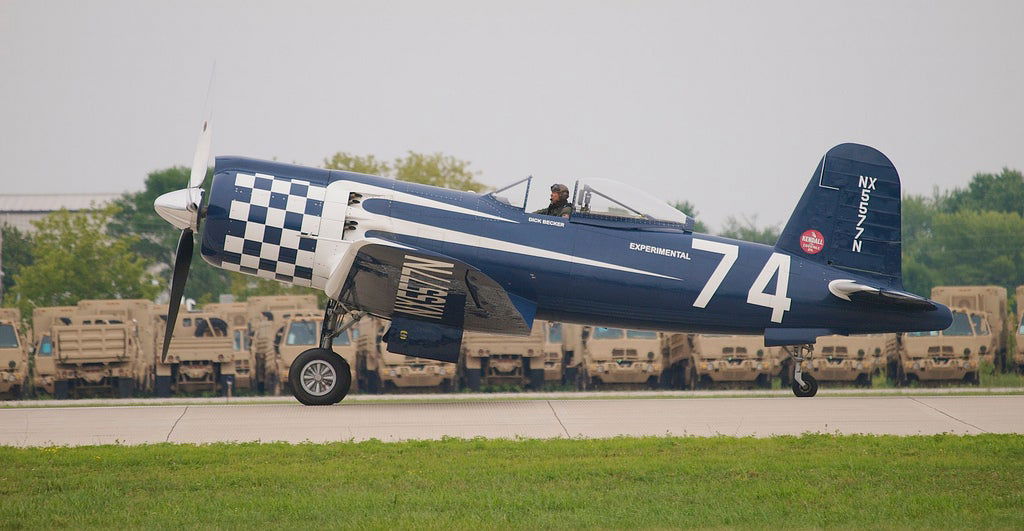 Bob Odegaard and his Super Corsair