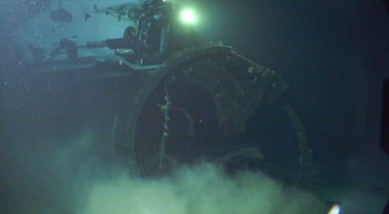 Sunken I-400 Submarine Hangar