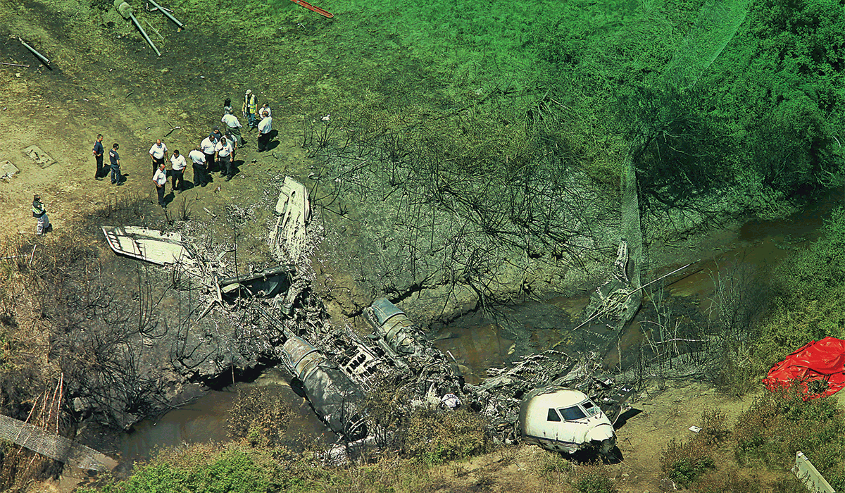 crash scene