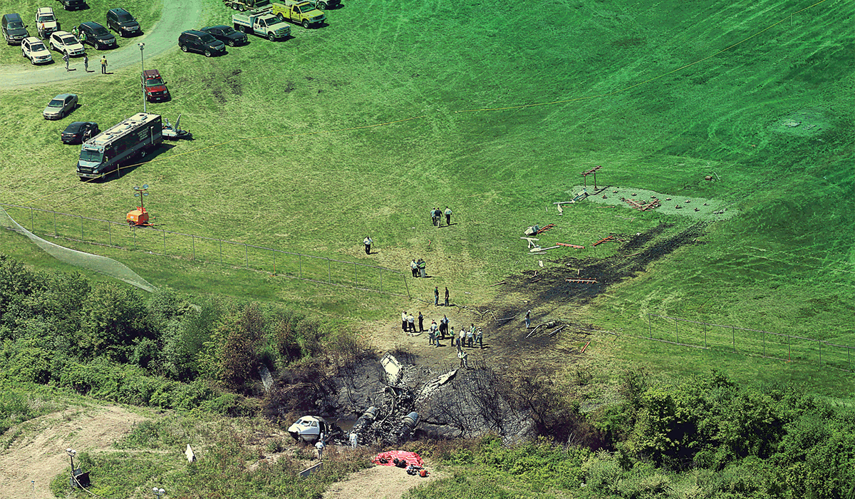 crash scene