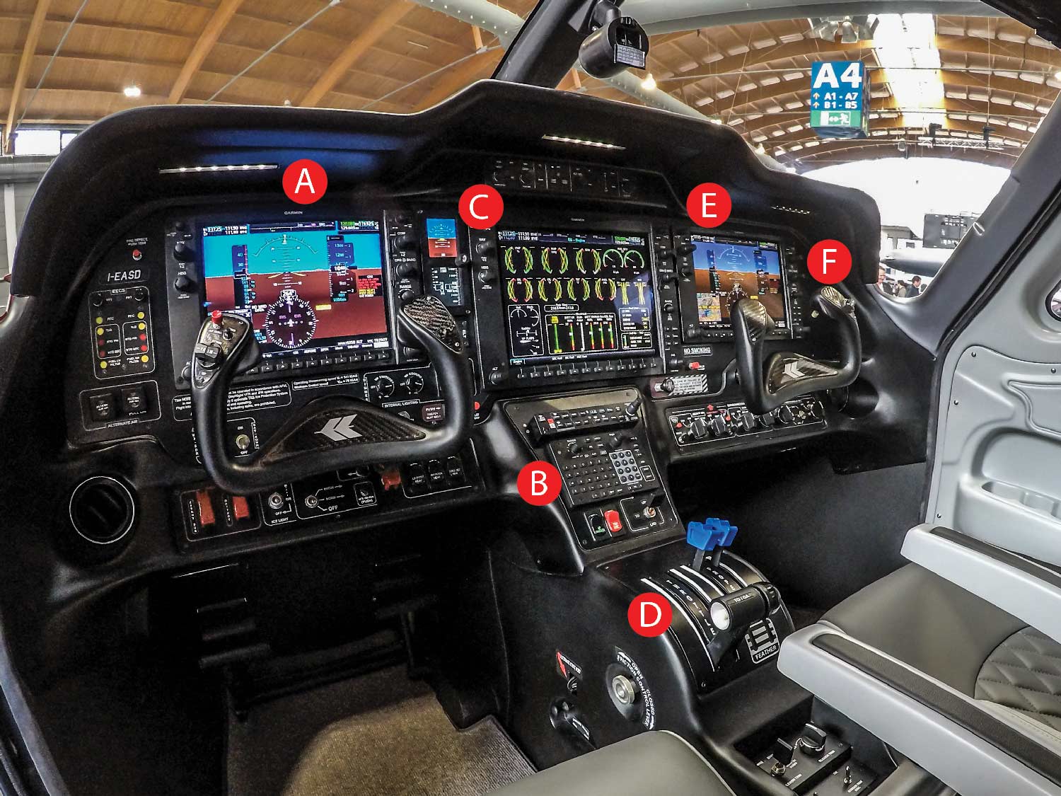 Tecnam P2012 Flightdeck