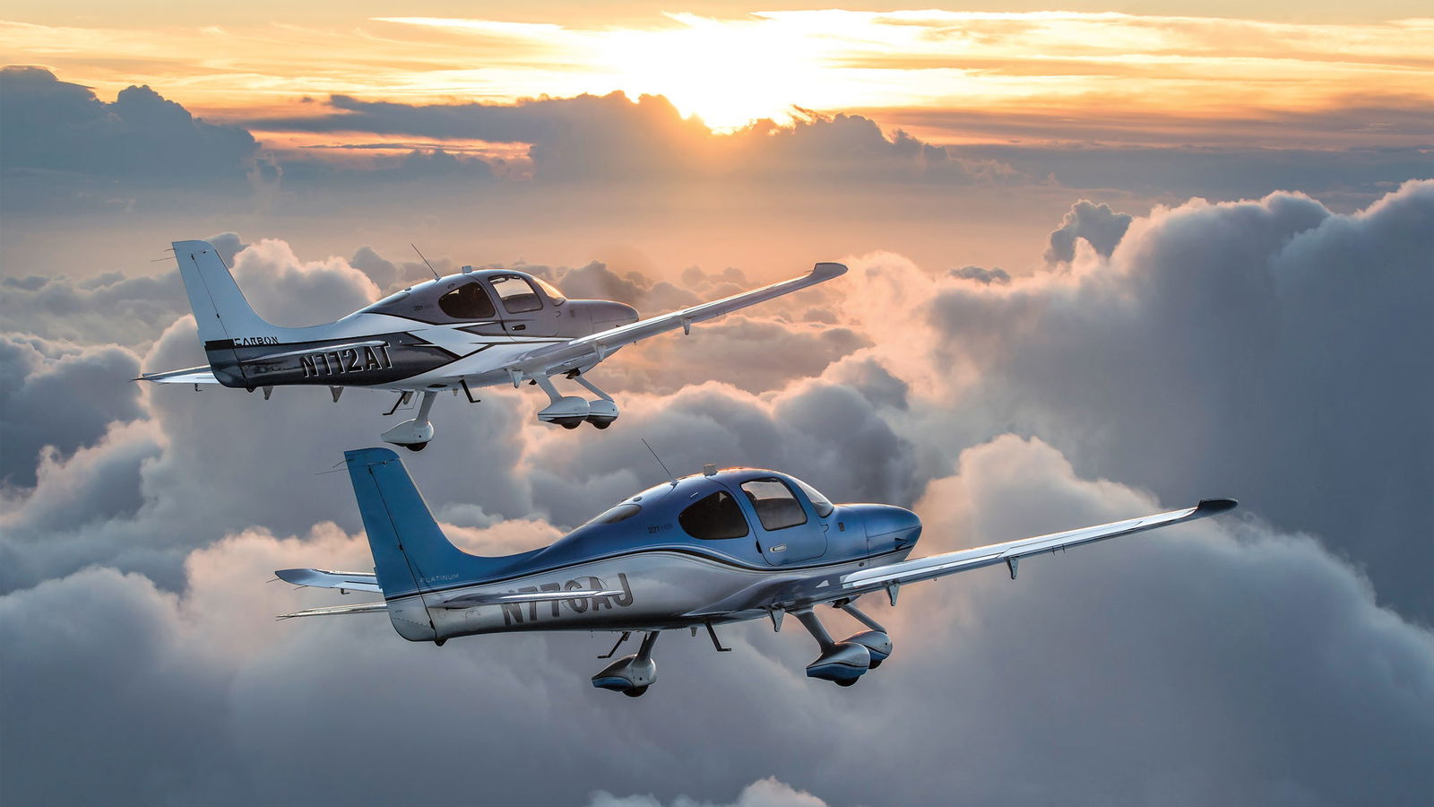 turbine powered plane