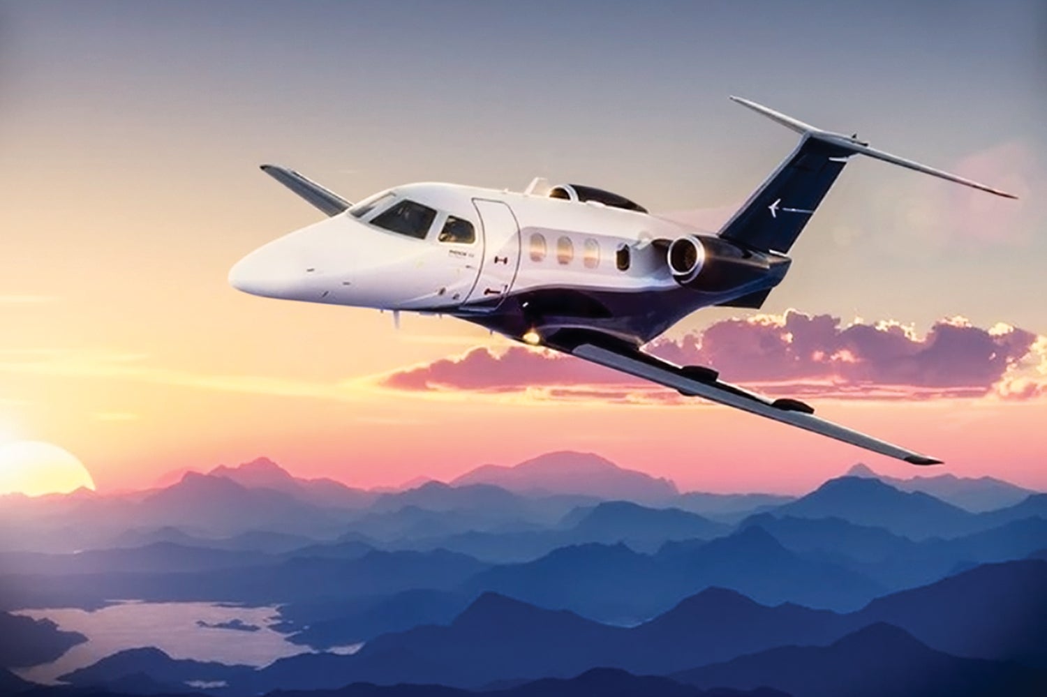 turbine powered plane