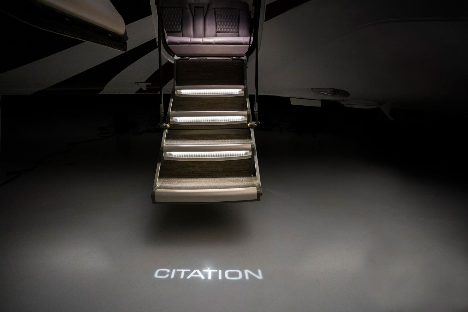 Citation CJ4 stairs