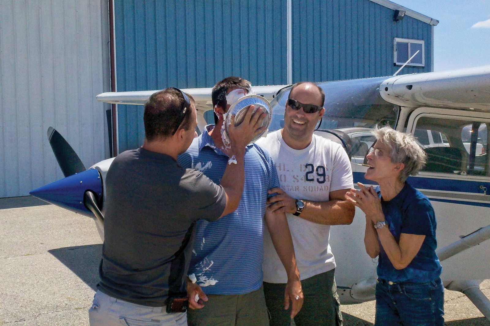 flight license celebration