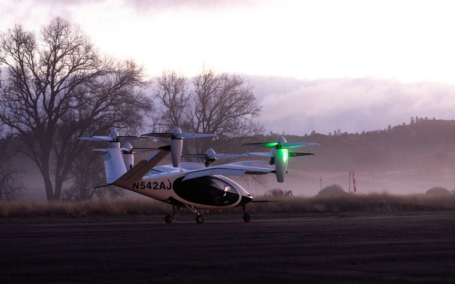 Joby’s all-electric aircraft.