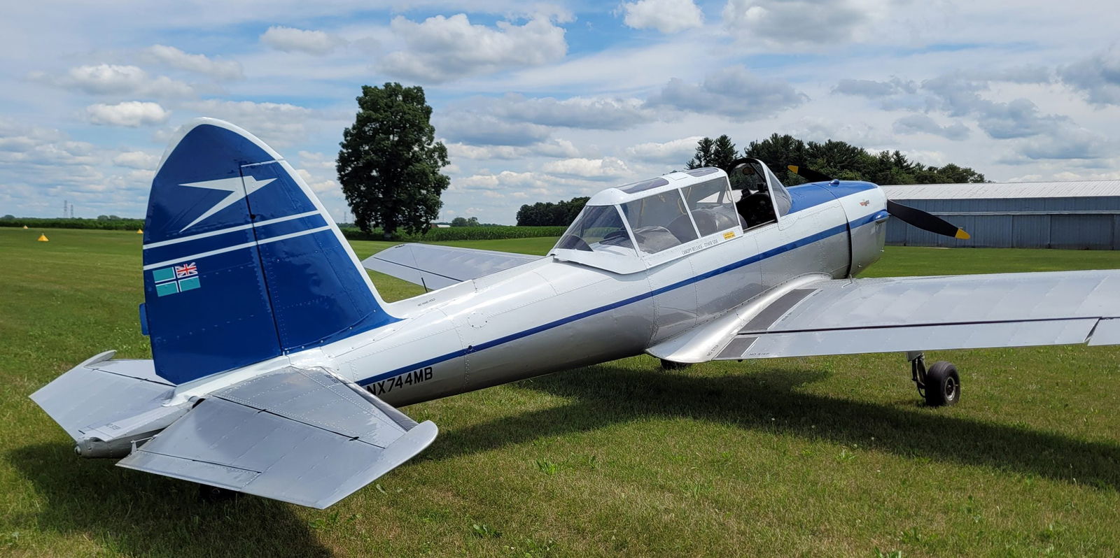 Chipmunk’s vertical stabilizer
