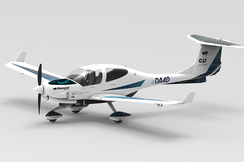 An artist rendering of Diamond’s eDA40.