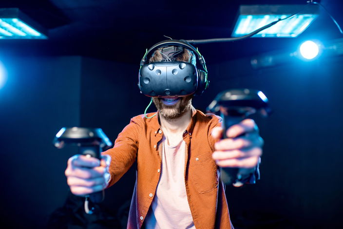 VR flight simulator
