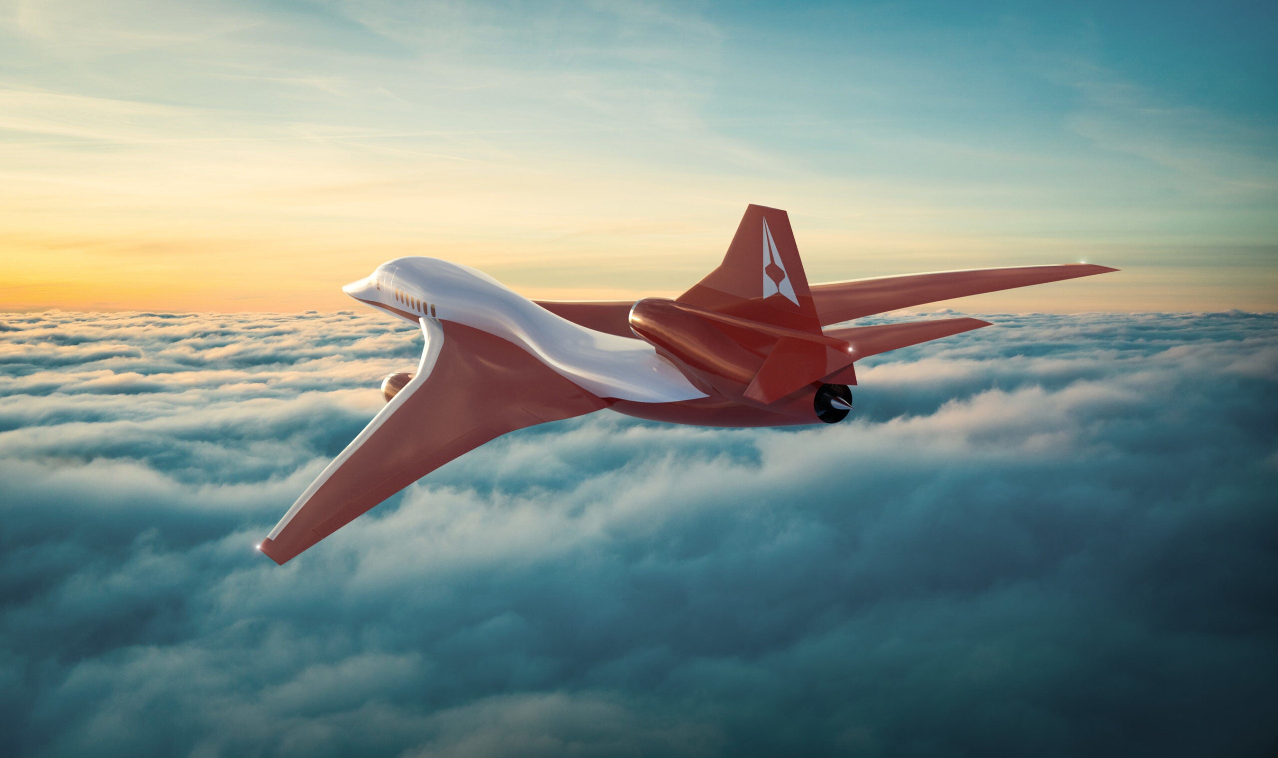 Artist rendition of Aerion supersonic business jet
