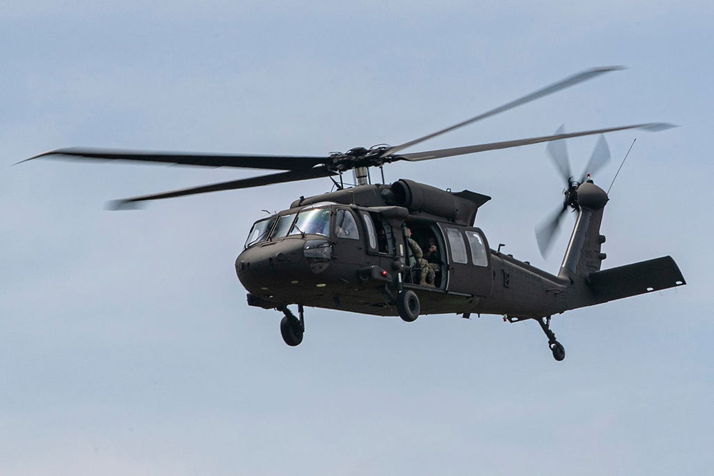 U.S. Army UH-60M Black Hawk in flight