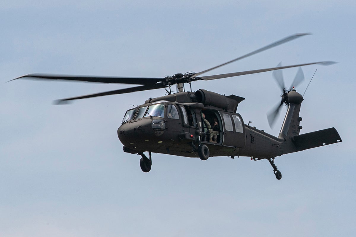 U.S. Army UH-60M Black Hawk in flight
