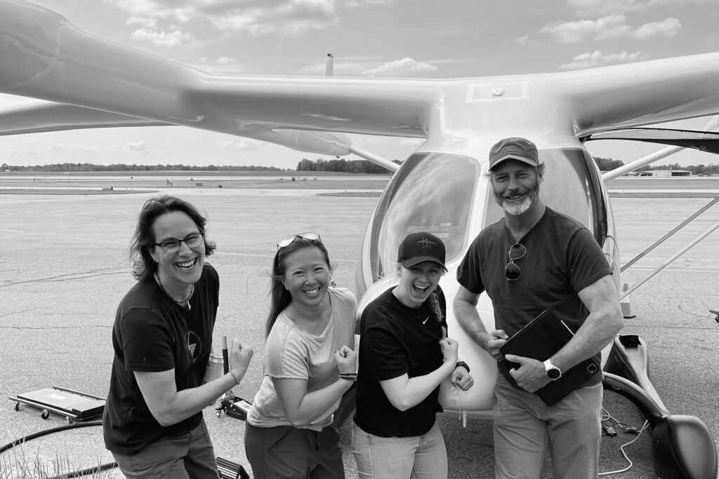Beta Technology Cross-Country Flight Test Team Members