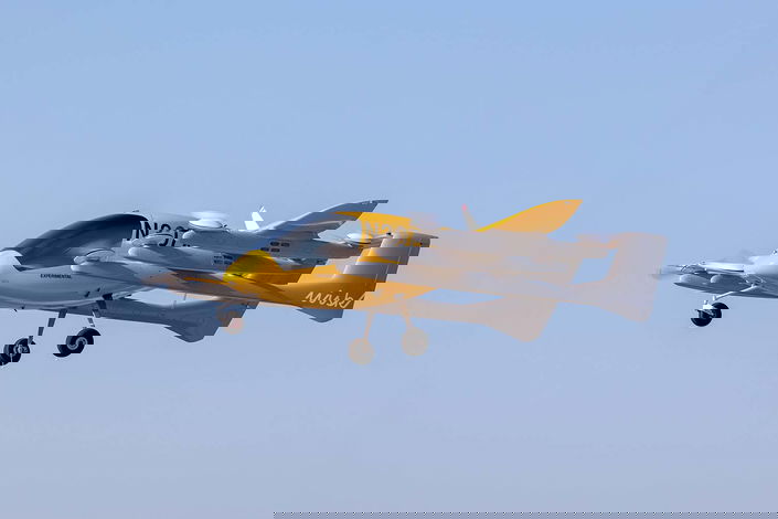 Wisk Aero Air Taxi Demonstrator in Flight