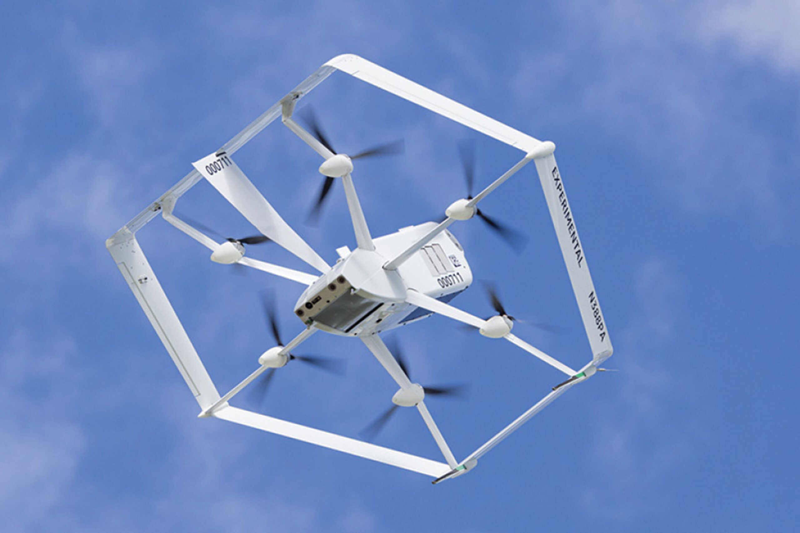 Amazon Prime Air Drone in Flight