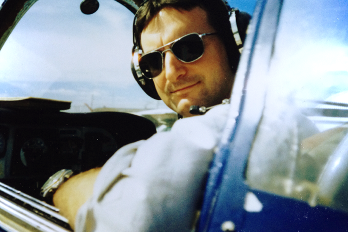 Tom Young in a T-34
