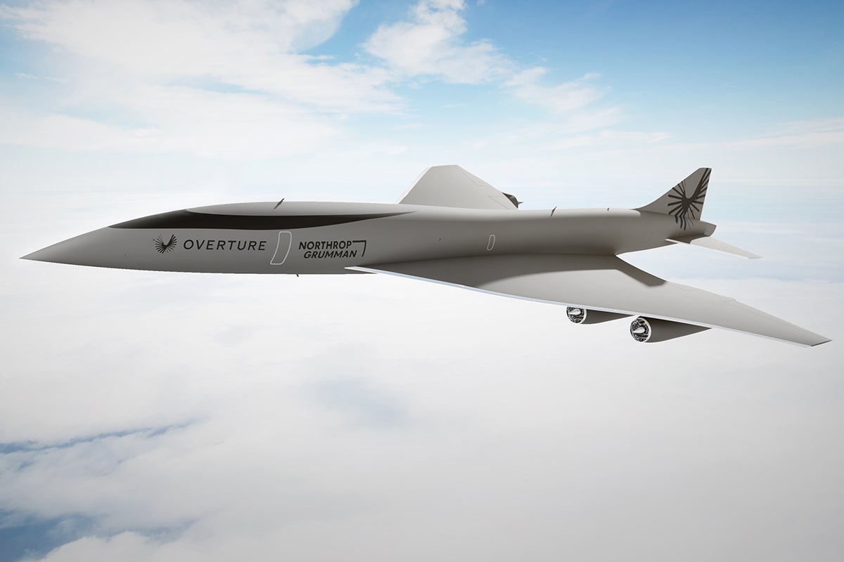Artist rendering of Boom Supersonic Military Variant