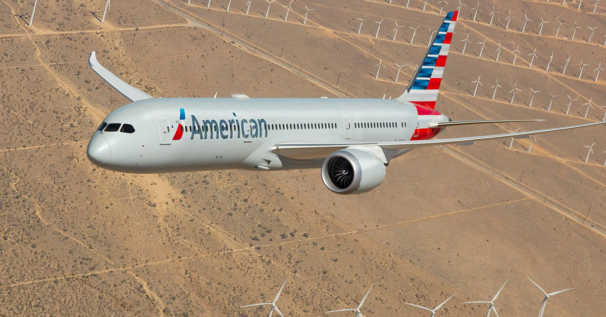 American Airlines jet