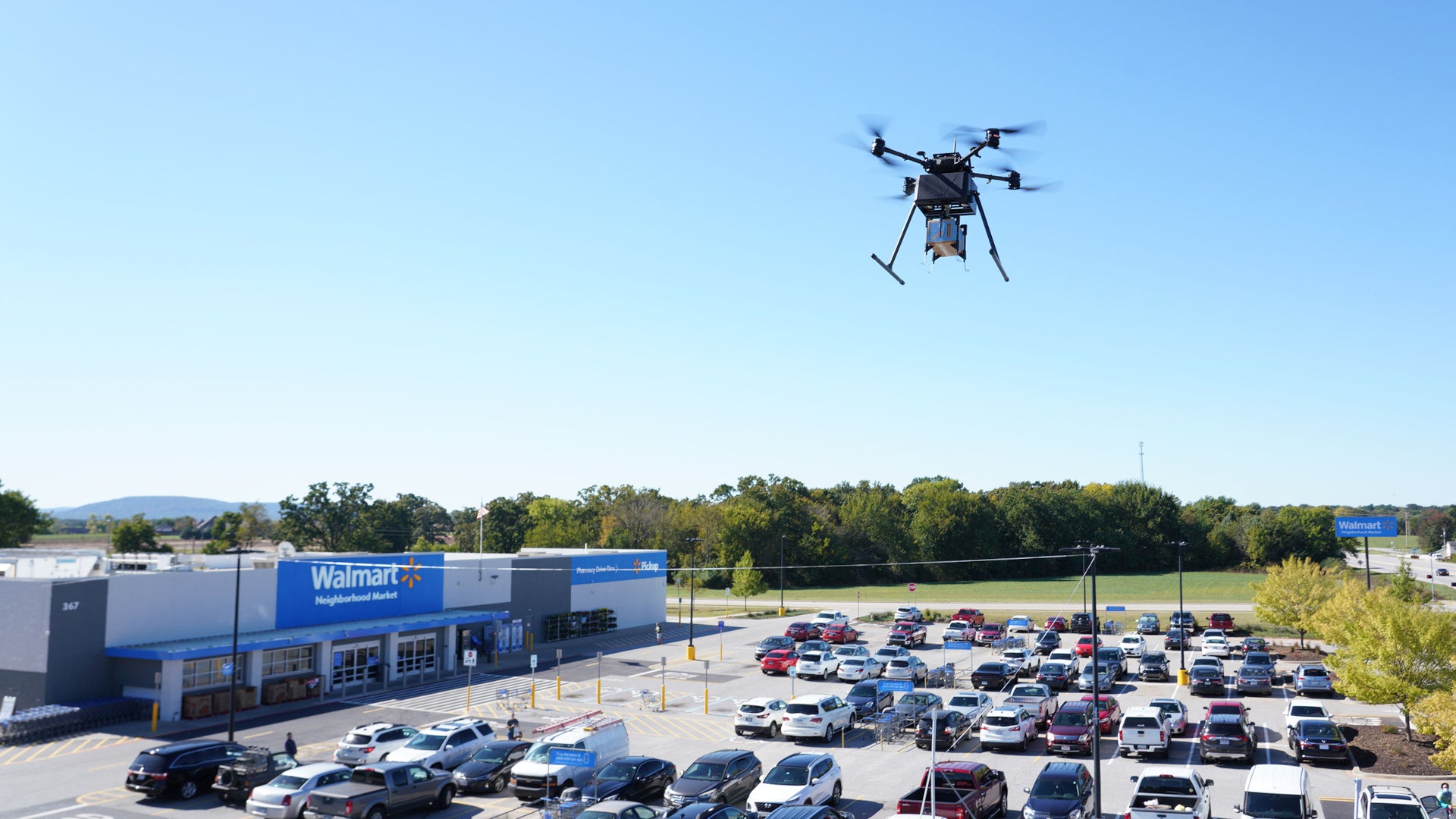 DroneUp Walmart drone delivery