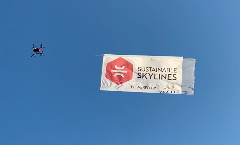 Sustainable Skylines drone advertising