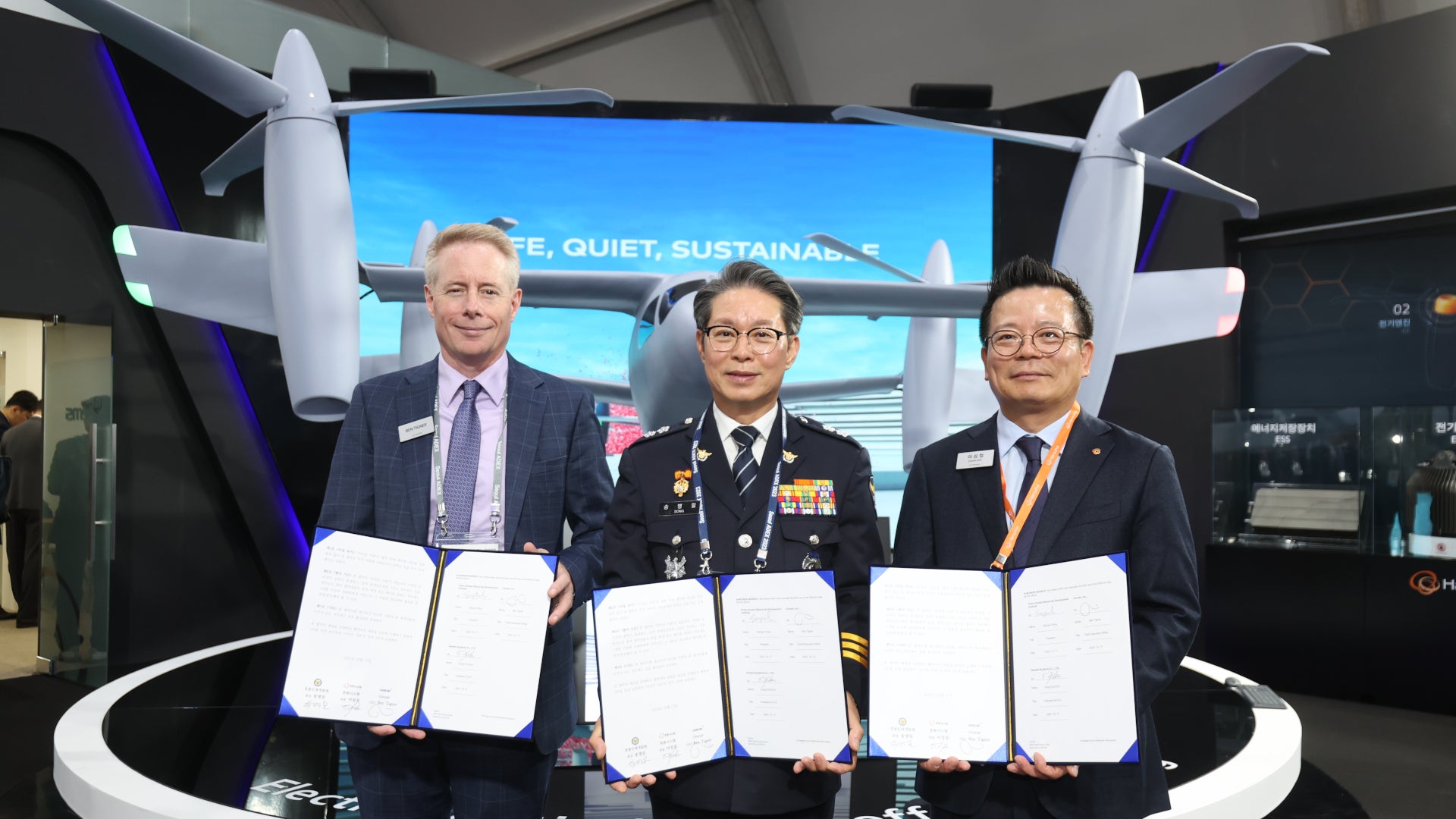 Overair eVTOL air taxi South Korea