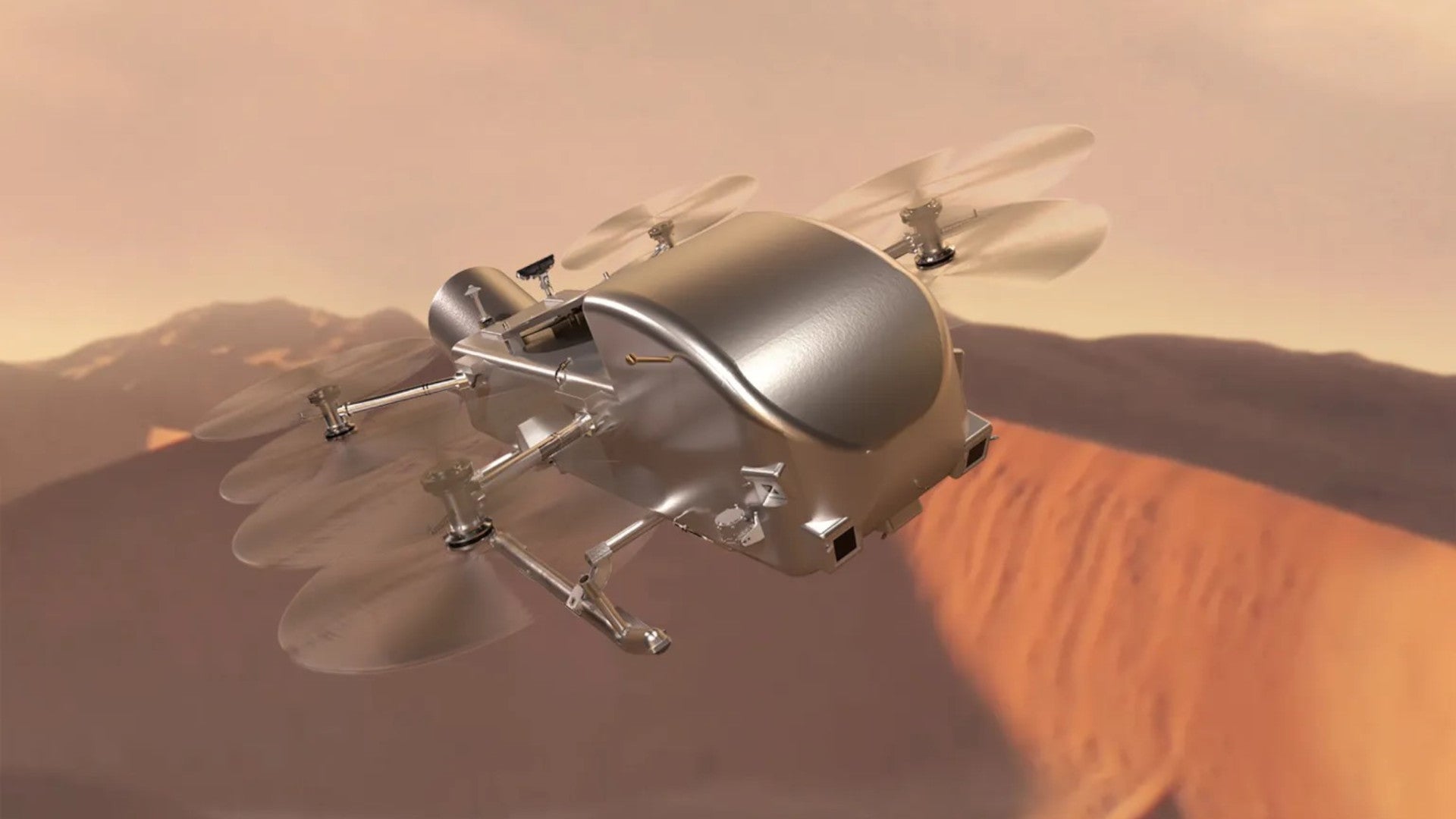 NASA Dragonfly Saturn moon Titan