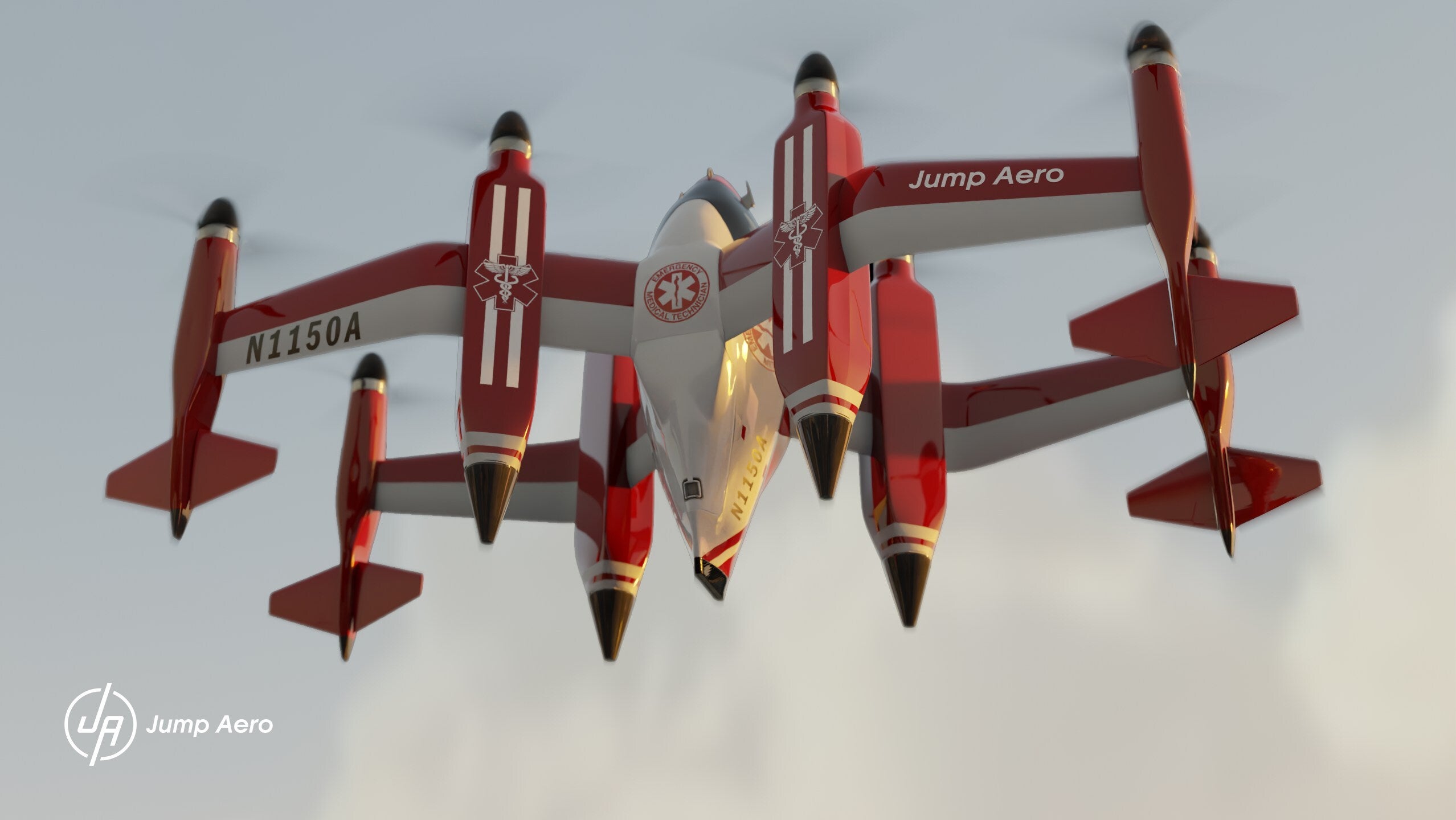 Jump Aero Pulse eVTOL for first responders