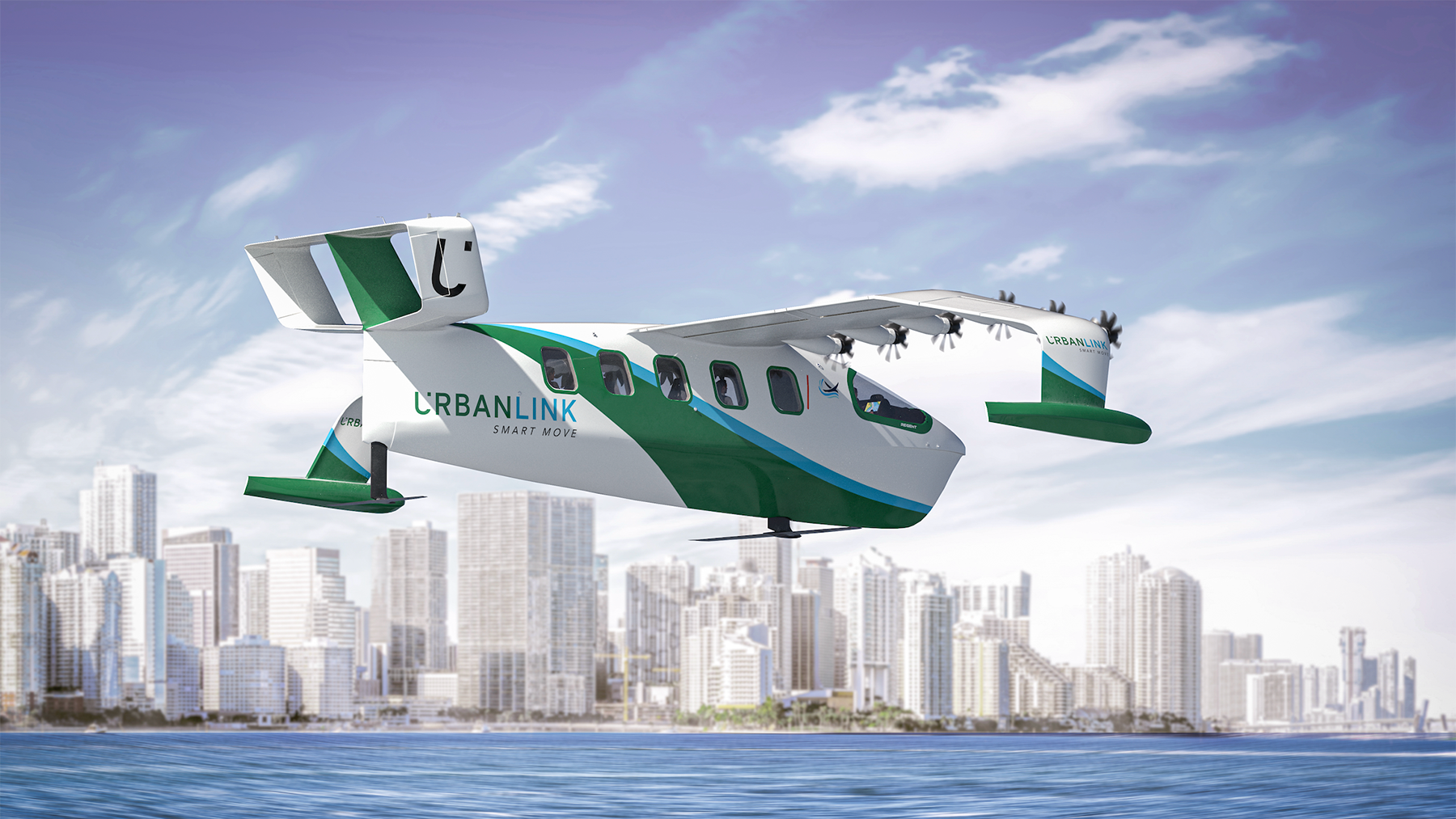 Regent electric seaglider UrbanLink air mobility