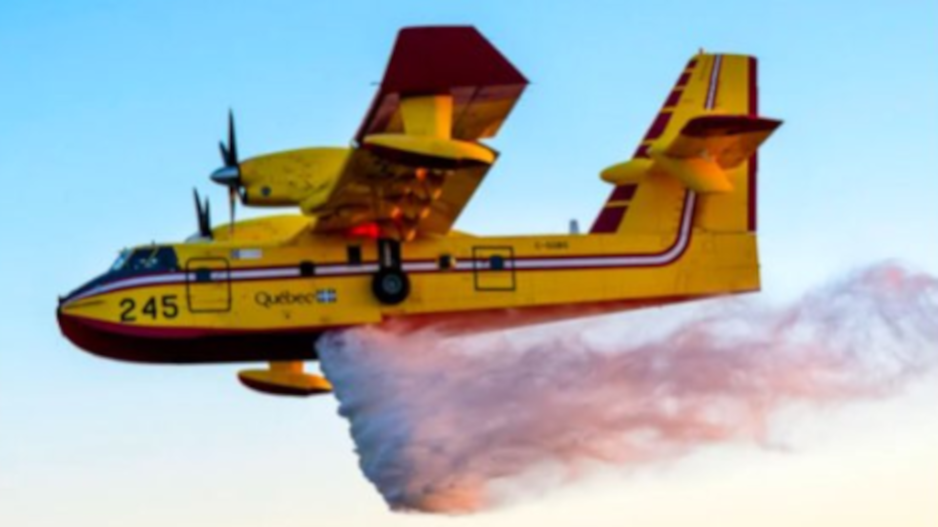 firefighting aircraft wildfires California drone
