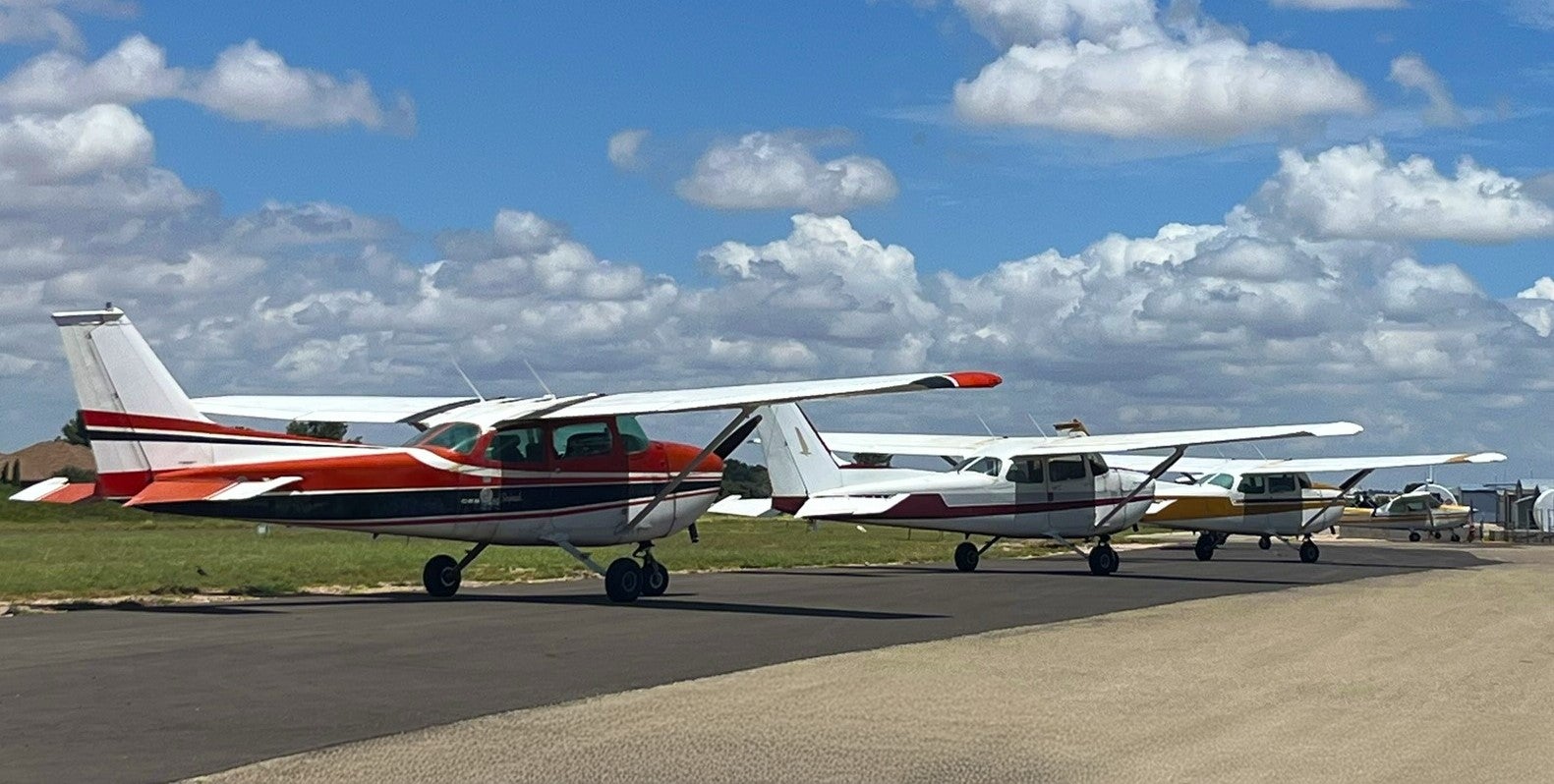 Planes on tarmac