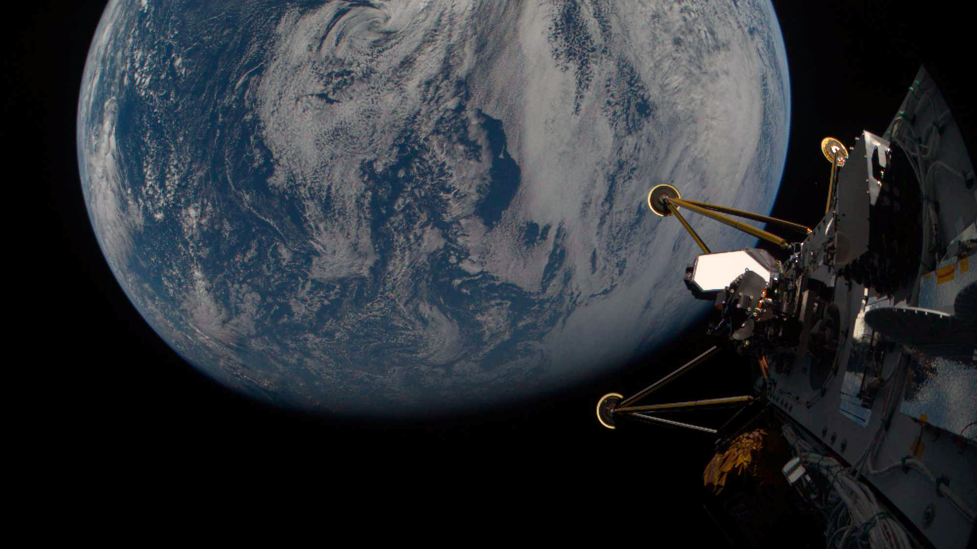 Intuitive Machines Athena lunar lander en route to moon