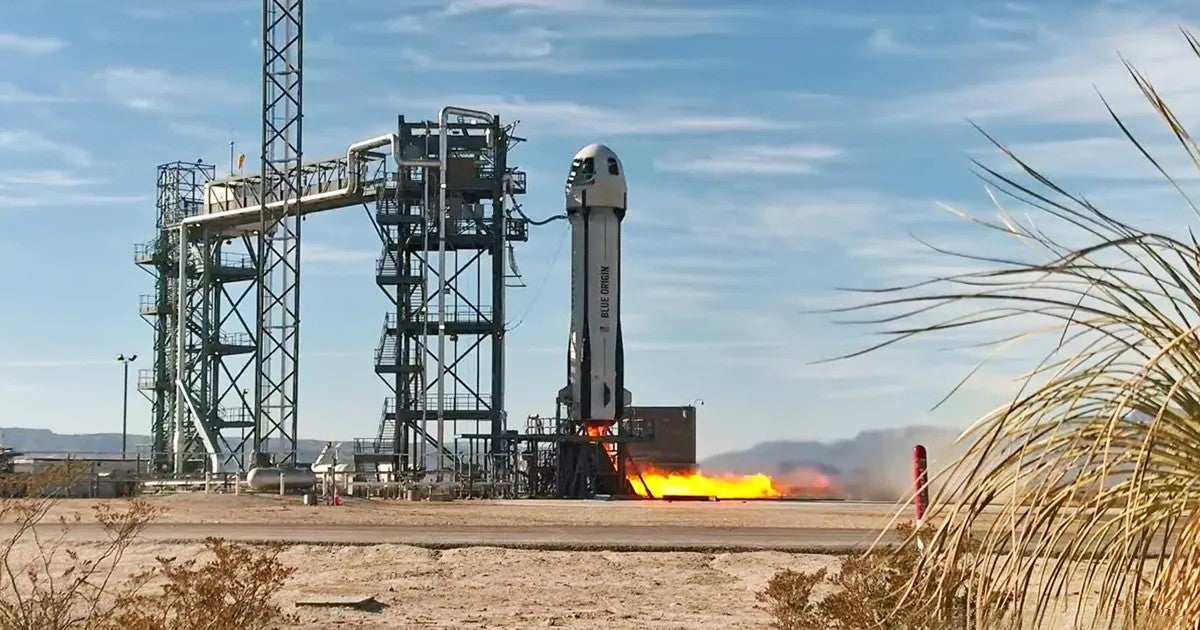 Blue Origin New Shepard rocket