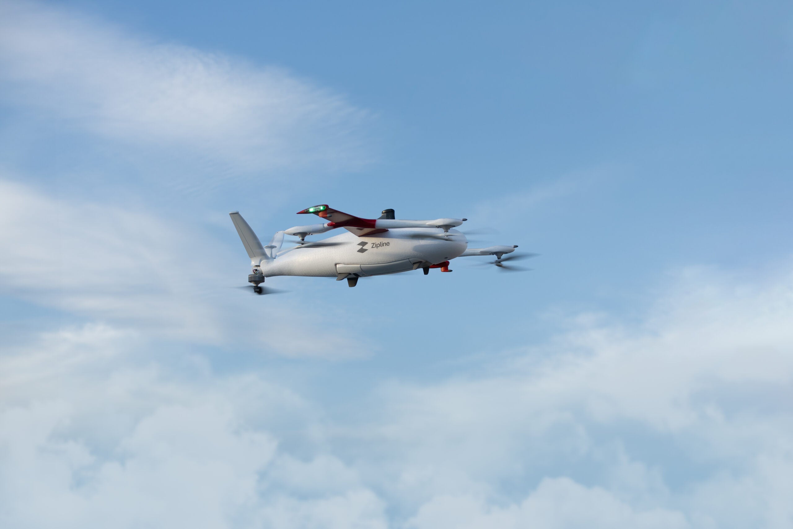Zipline delivery drone