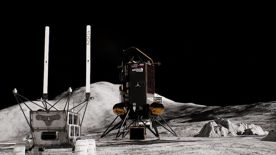 moon landing lunar lander Intuitive Machines
