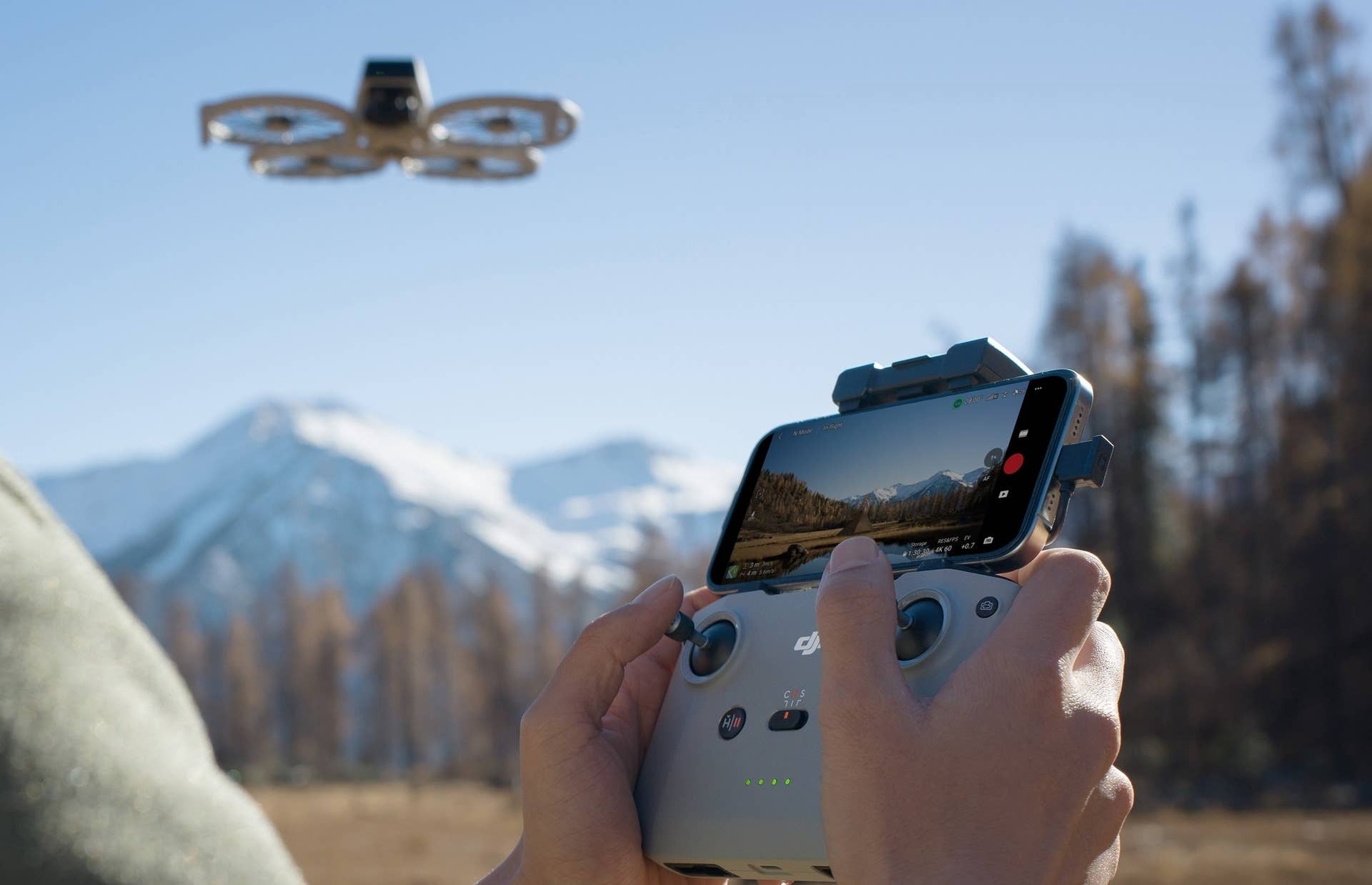 Controlling a drone in flight