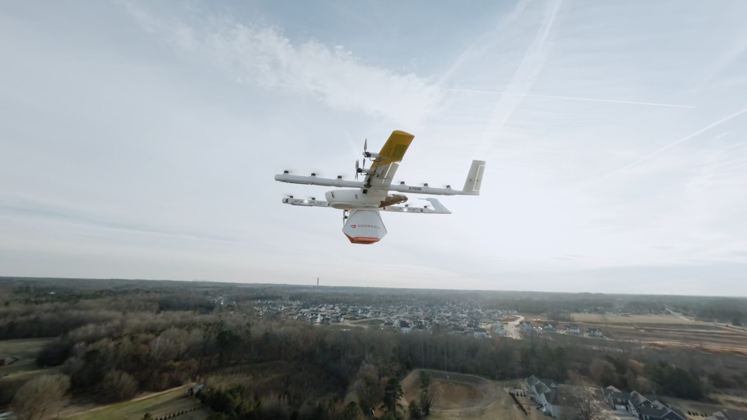 Wing DoorDash drone delivery Charlotte North Carolina