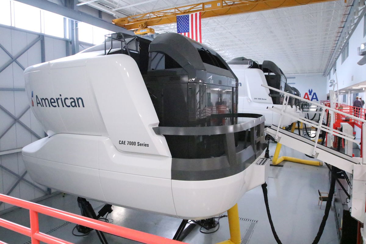 Simulator at American Airlines facility