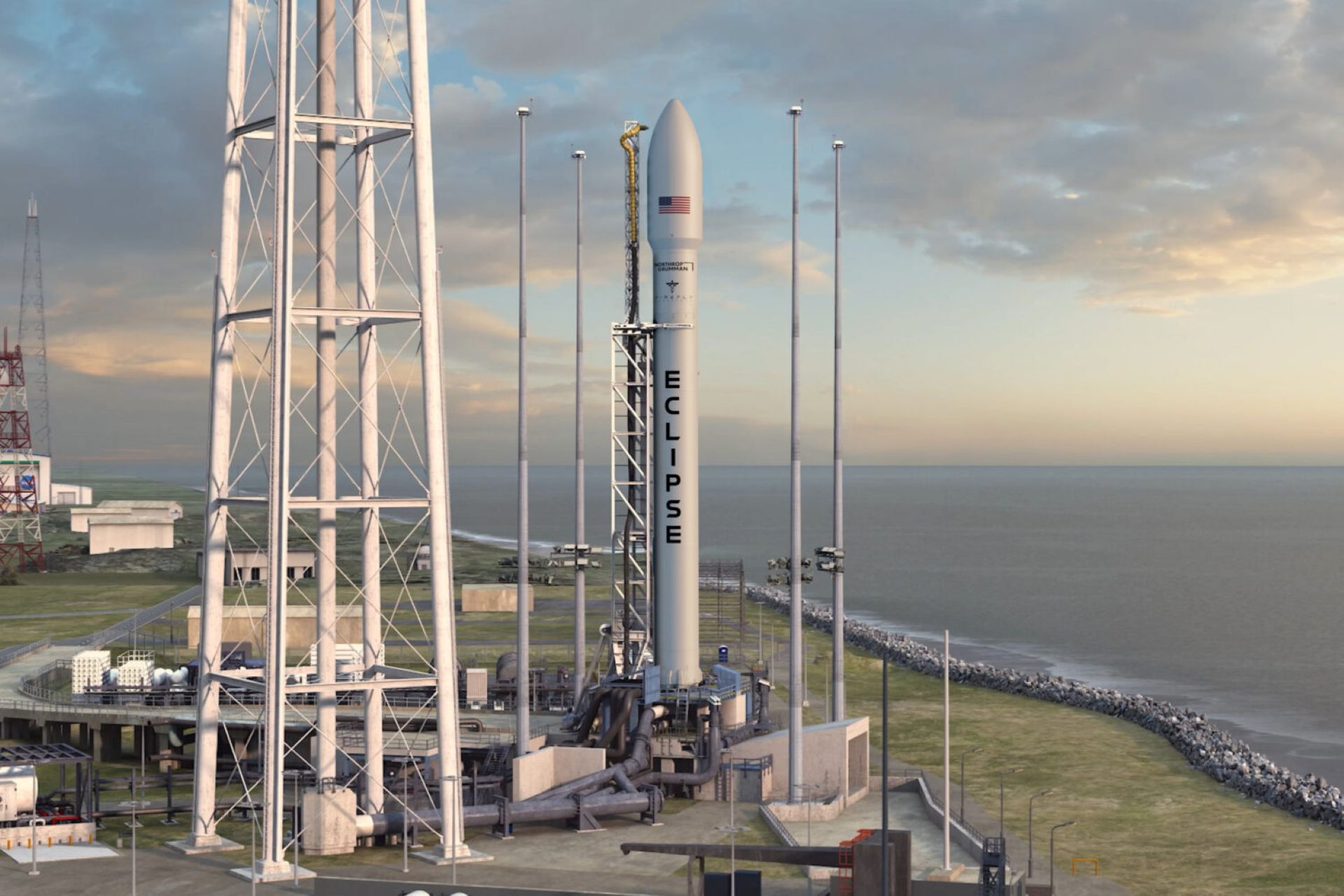 Firefly Northrop Grumman Eclipse medium lift space launch vehicle