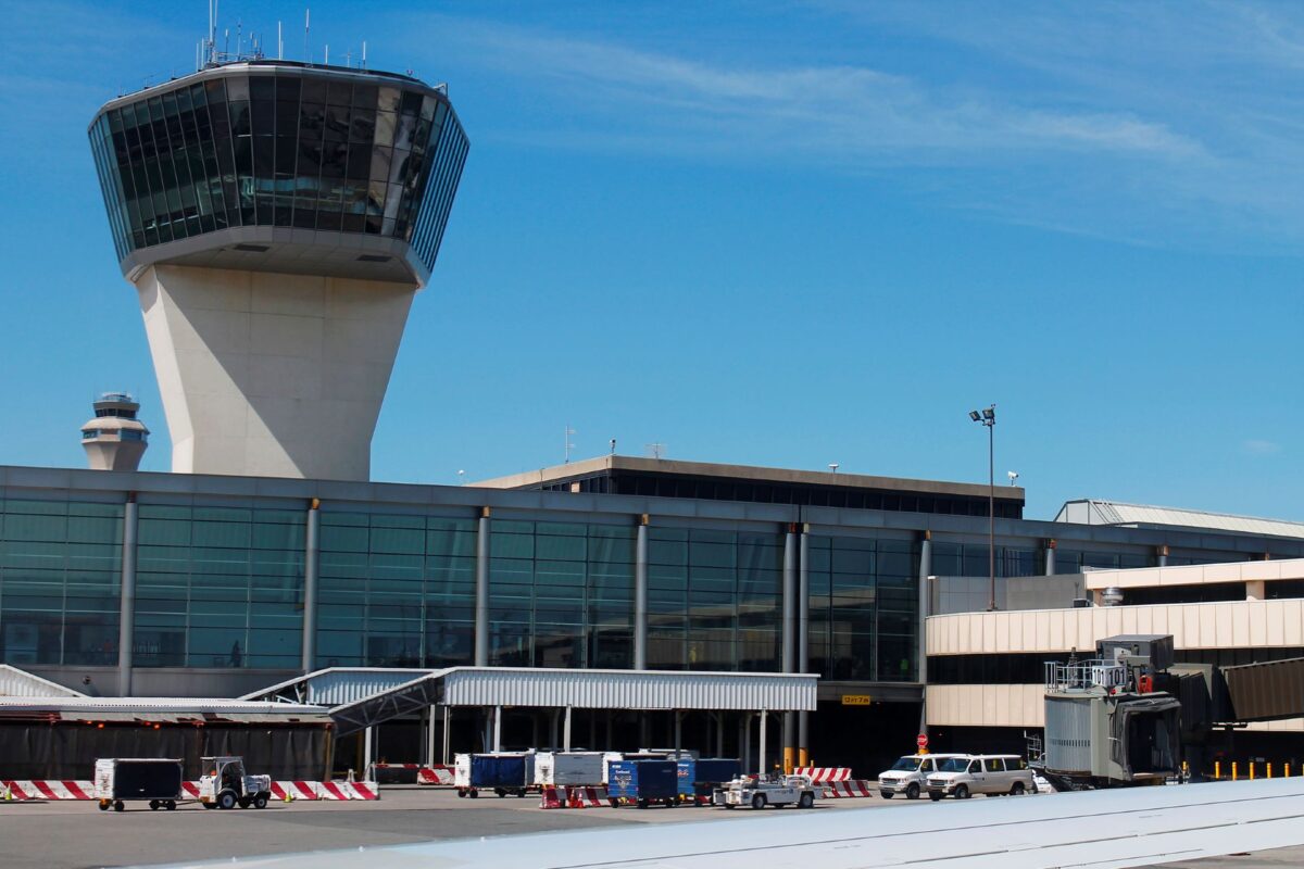 Newark Airport air traffic control tower