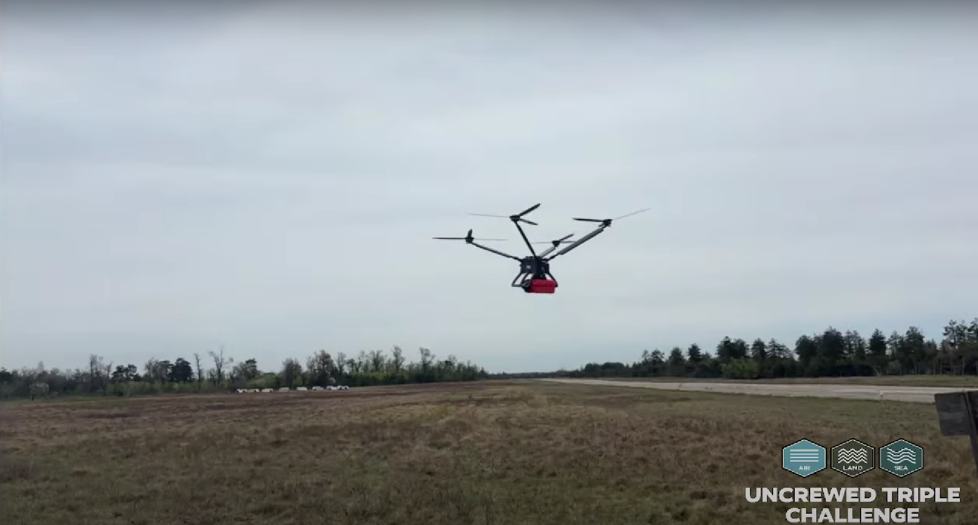 Autonomous delivery drone uncrewed triple challenge competition