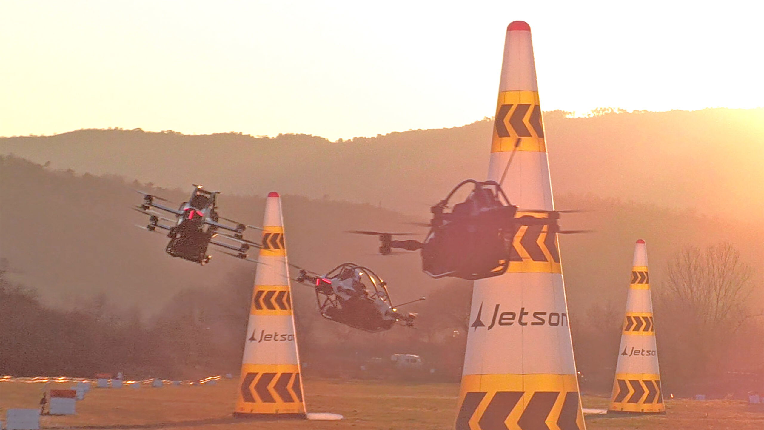 Jetson One eVTOL aircraft race