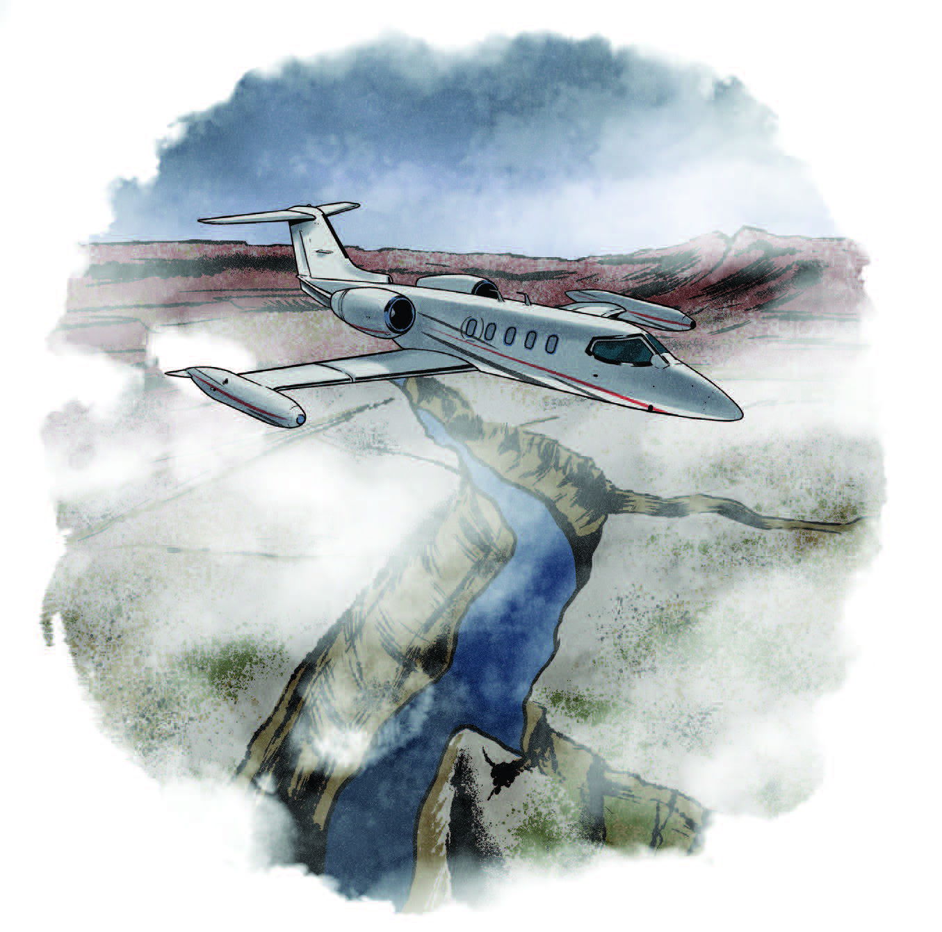 From Twinjet to Glider: Varied Experience Comes in Handy in Unwanted Transition