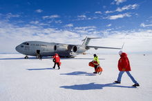 C-17 in snow